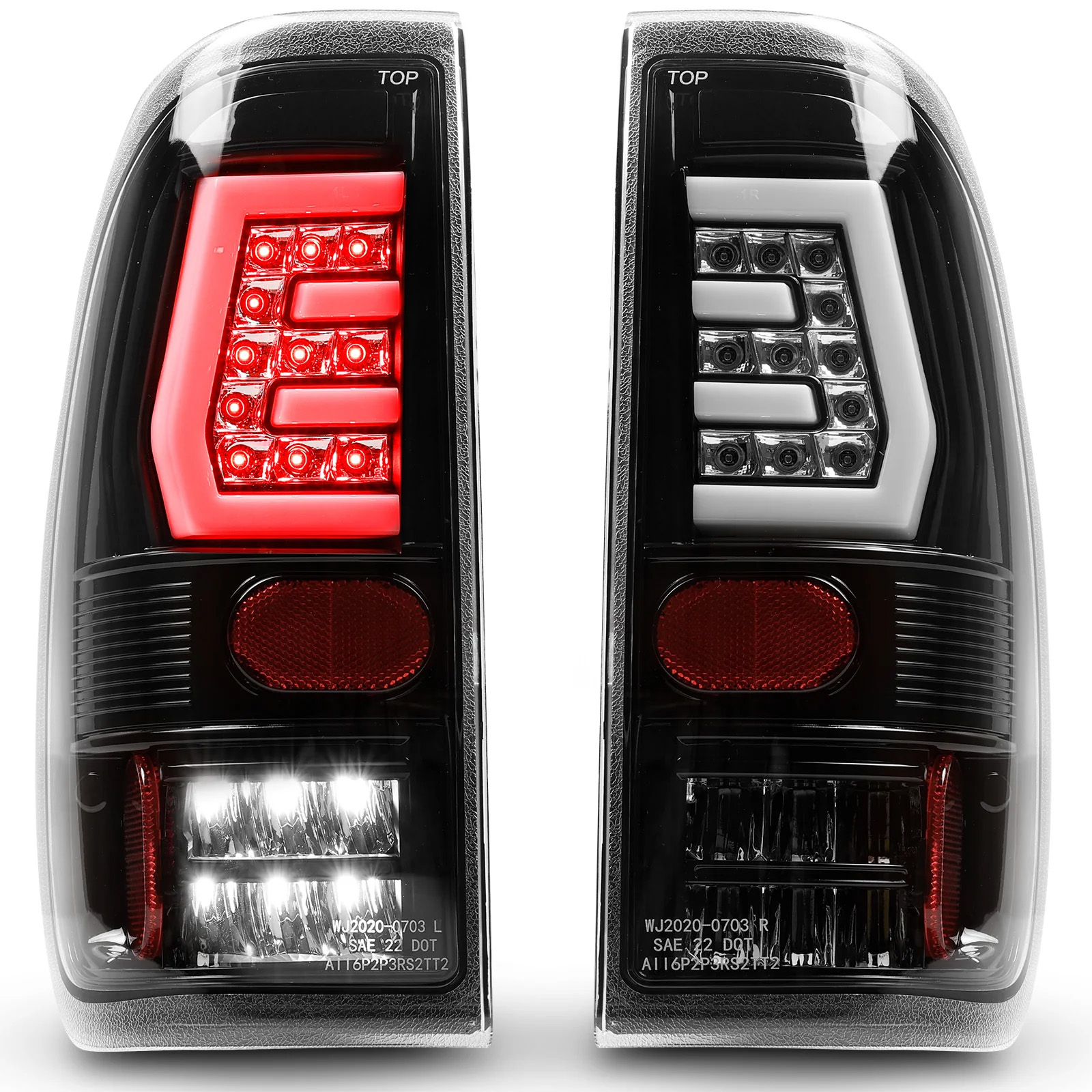 Tail Light Set For 99-07 Ford F-350 Super Duty, 99-07 Ford F-450 Super Duty, 99-07 Ford F-550 Super Duty
