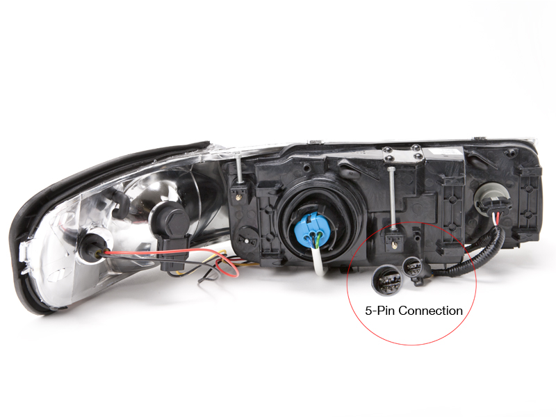 Headlight Set For 98-02 Lincoln Town Car