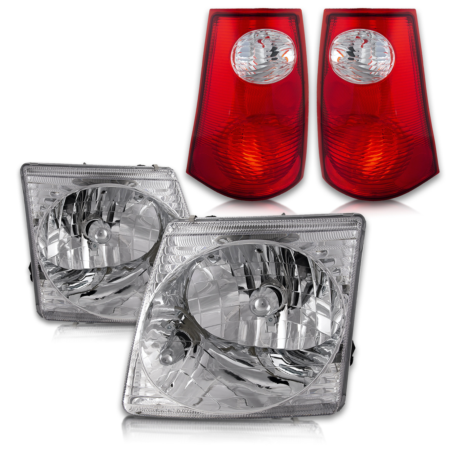 Headlight Set For 01-03 Ford Explorer, 01-05 Ford Explorer Sport Trac