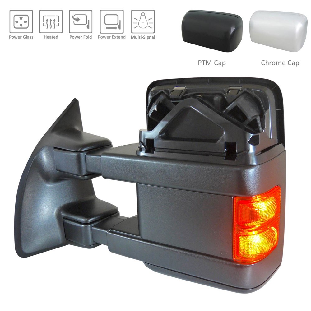 Left Driver Side Door Mirror For 08 Ford F-250 Super Duty, 08 Ford F-350 Super Duty