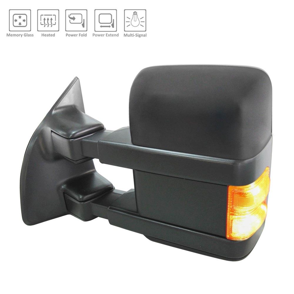 Left Driver Side Door Mirror For 09-12 Ford F-250 Super Duty, 09-12 Ford F-350 Super Duty, 09-12 Ford F-450 Super Duty