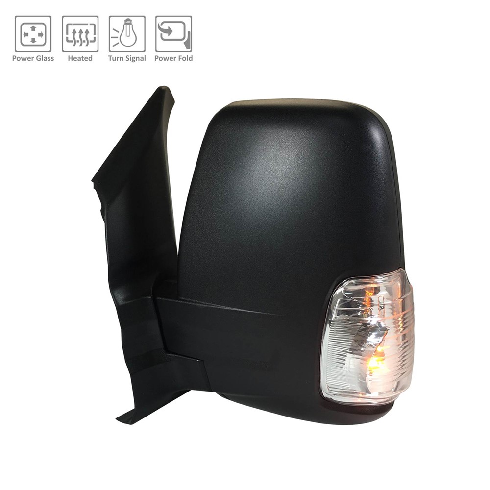 Left Driver Side Door Mirror For 18-19 Ford Transit-150, 18-19 Ford Transit-250, 18-19 Ford Transit-350, 18-19 Ford Transit-350 HD