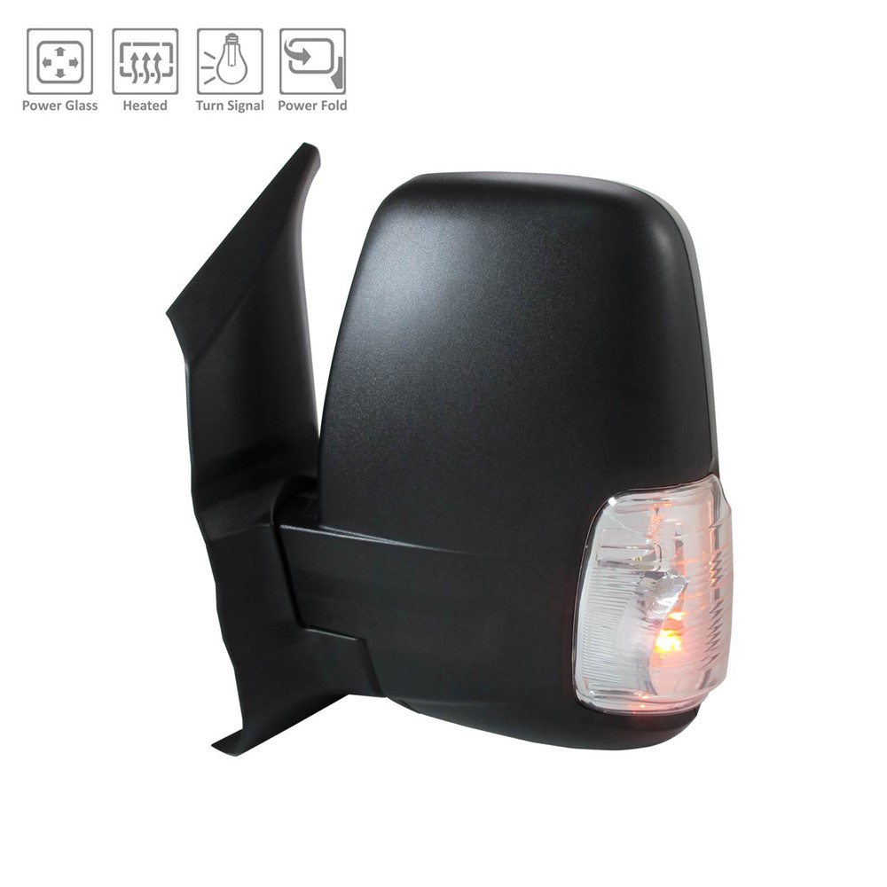 Left Driver Side Door Mirror For 18-19 Ford Transit-150, 18-19 Ford Transit-250, 18-19 Ford Transit-350, 18-19 Ford Transit-350 HD