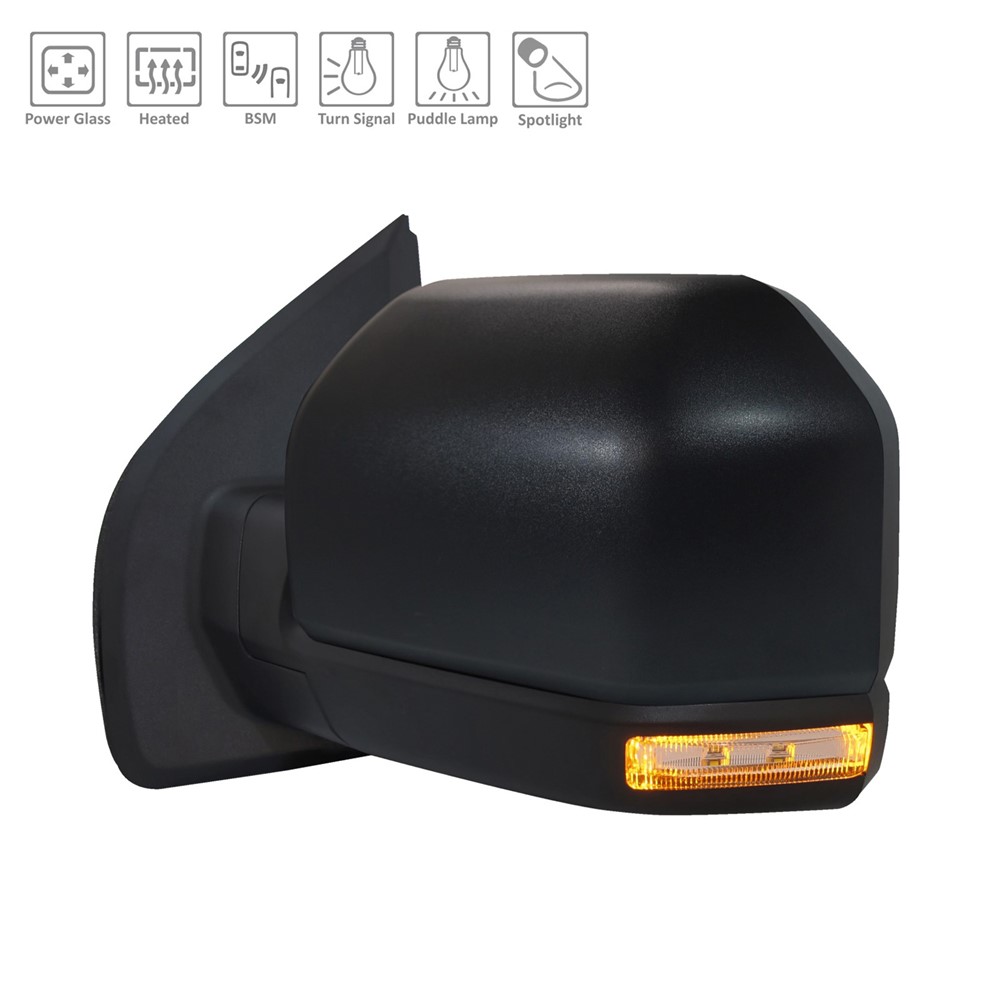 Left Driver Side Door Mirror For 19-20 Ford F-150