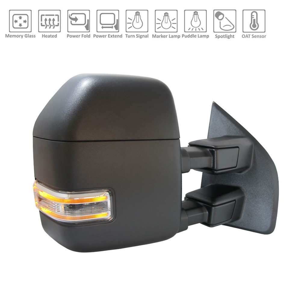 Right Passenger Side Door Mirror For 19-20 Ford F-150