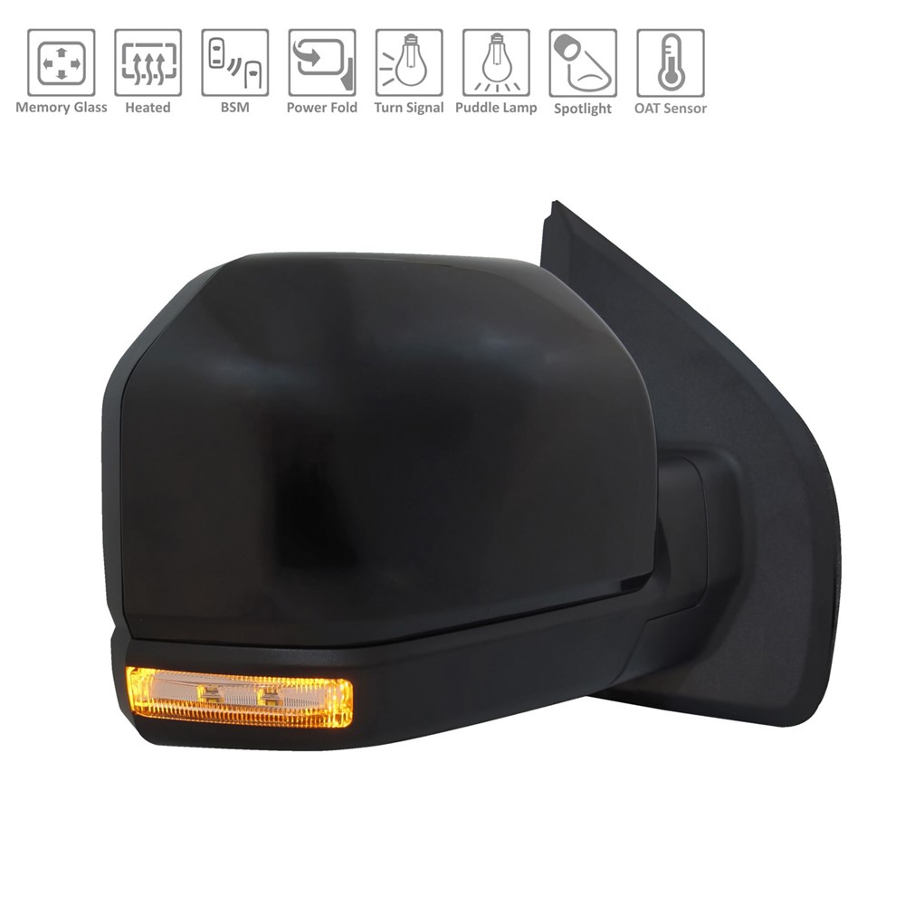 Right Passenger Side Door Mirror For 19-20 Ford F-150