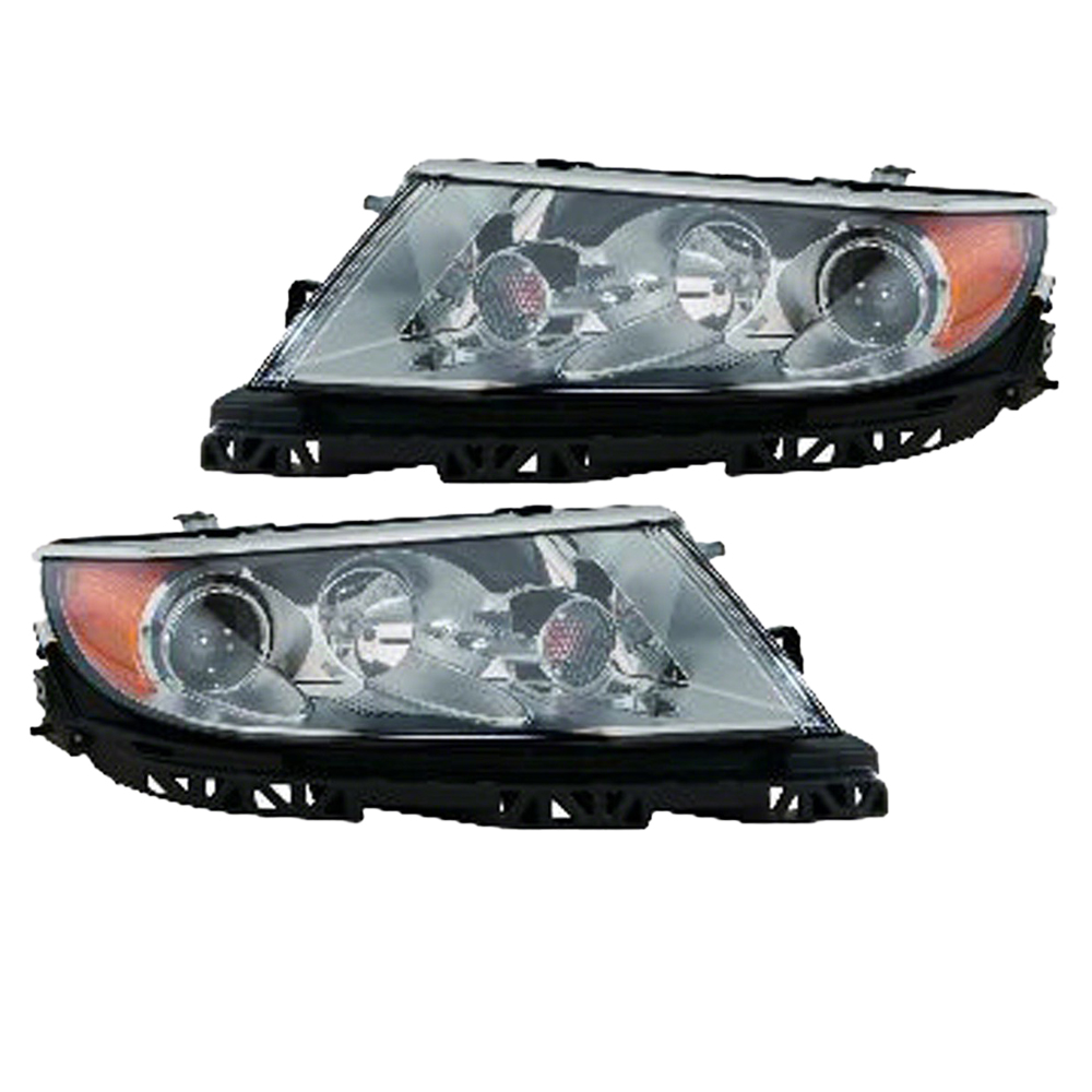 Headlight Set For 10-12 Lincoln MKZ