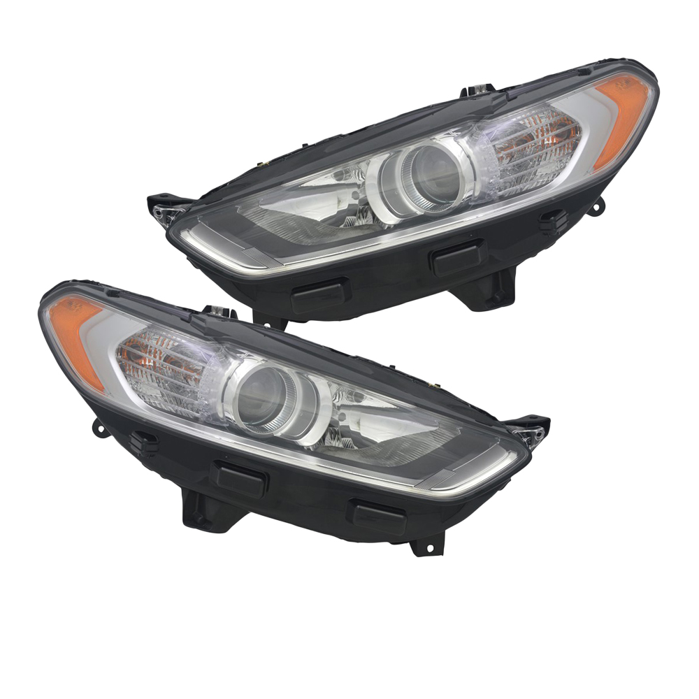 Headlight Set For 13-16 Ford Fusion