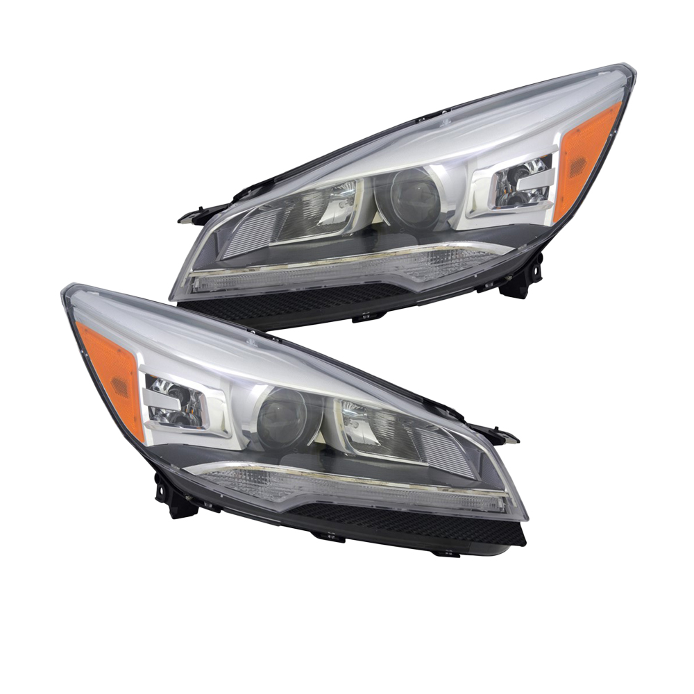 Headlight Set For 13-16 Ford Escape