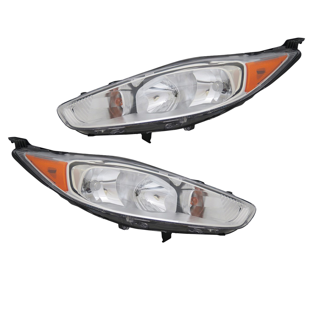 Headlight Set For 14-16 Ford Fiesta