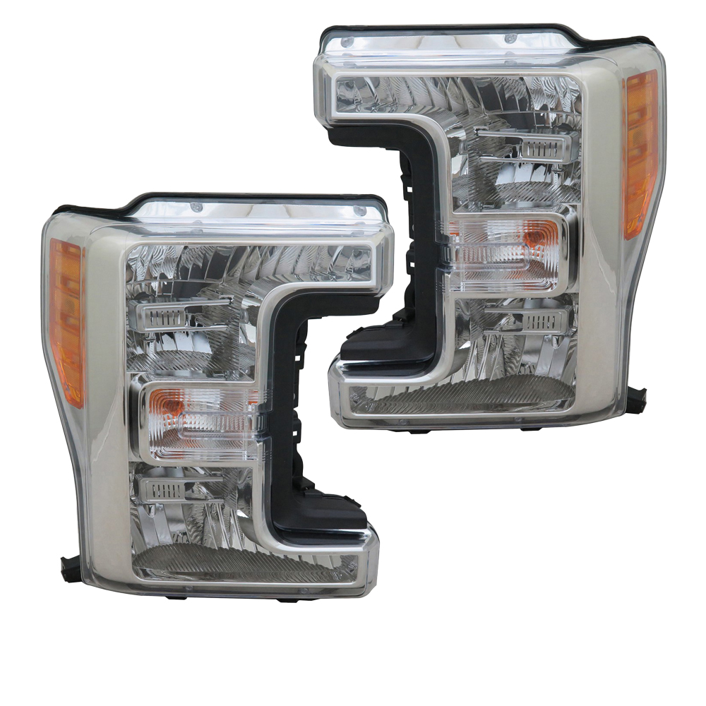 Headlight Set For 17 Ford F-250 Super Duty, 17 Ford F-350 Super Duty