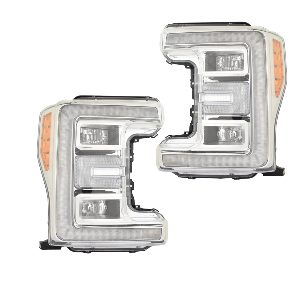 Headlight Set For 18-19 Ford F-250 Super Duty