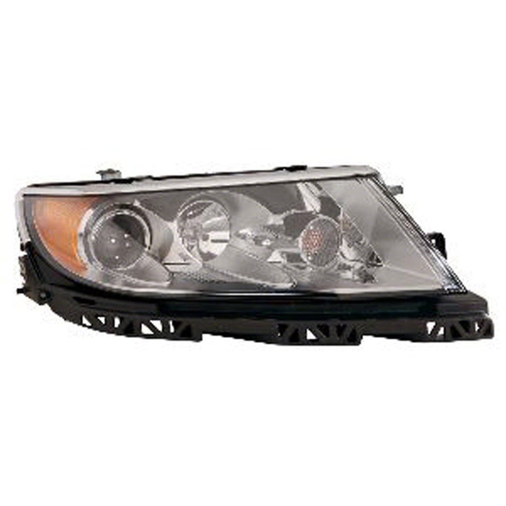 Right Passenger Side Headlight For 10-12 Lincoln MKZ