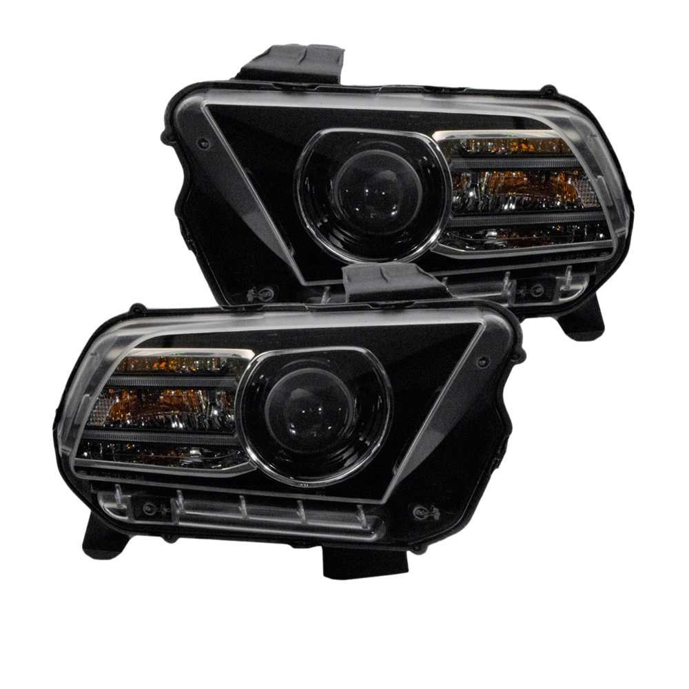 Headlight Set For 13-14 Ford Mustang