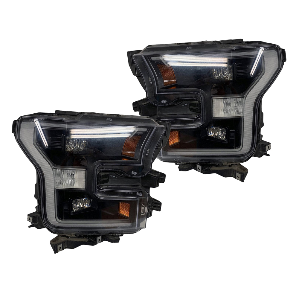 Headlight Set For 17-20 Ford F-150