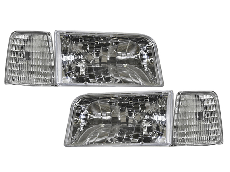 Headlight Set For 92-96 Ford Bronco, 92-96 Ford F-150