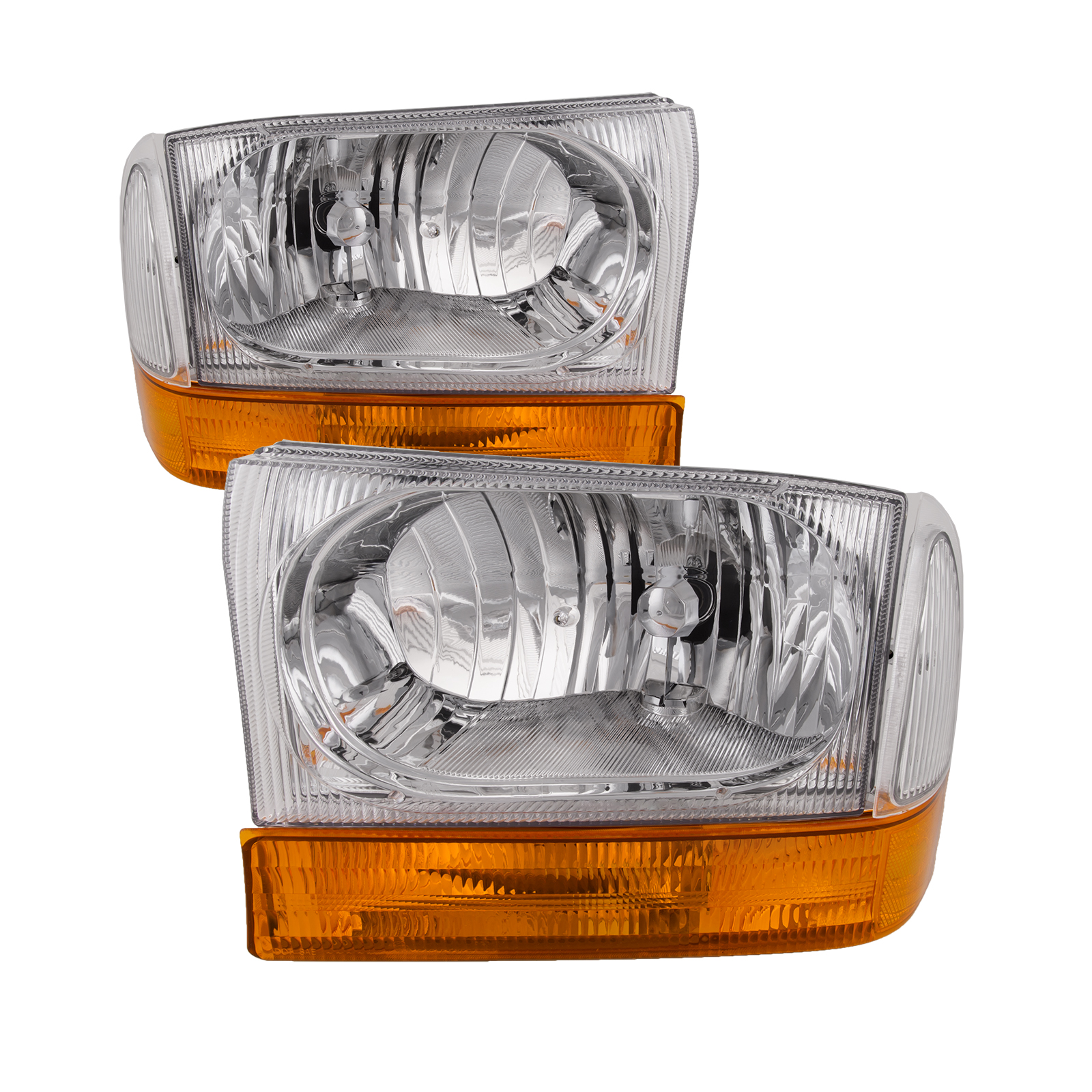 Headlight Set For 1999-2004 Ford