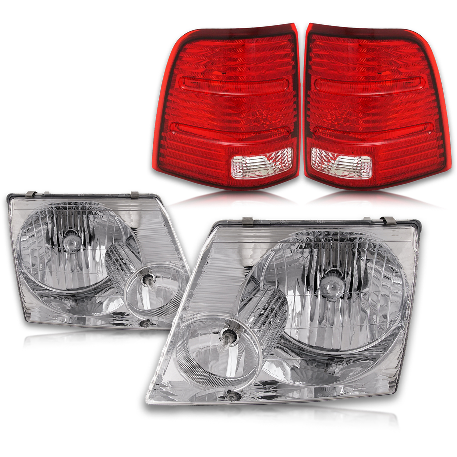 Headlight Set For 02-05 Ford Explorer