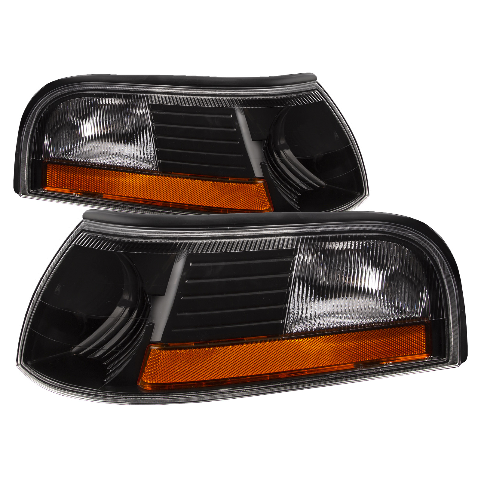 Headlight Set For 03-04 Mercury Grand Marquis, 03-04 Mercury Marauder