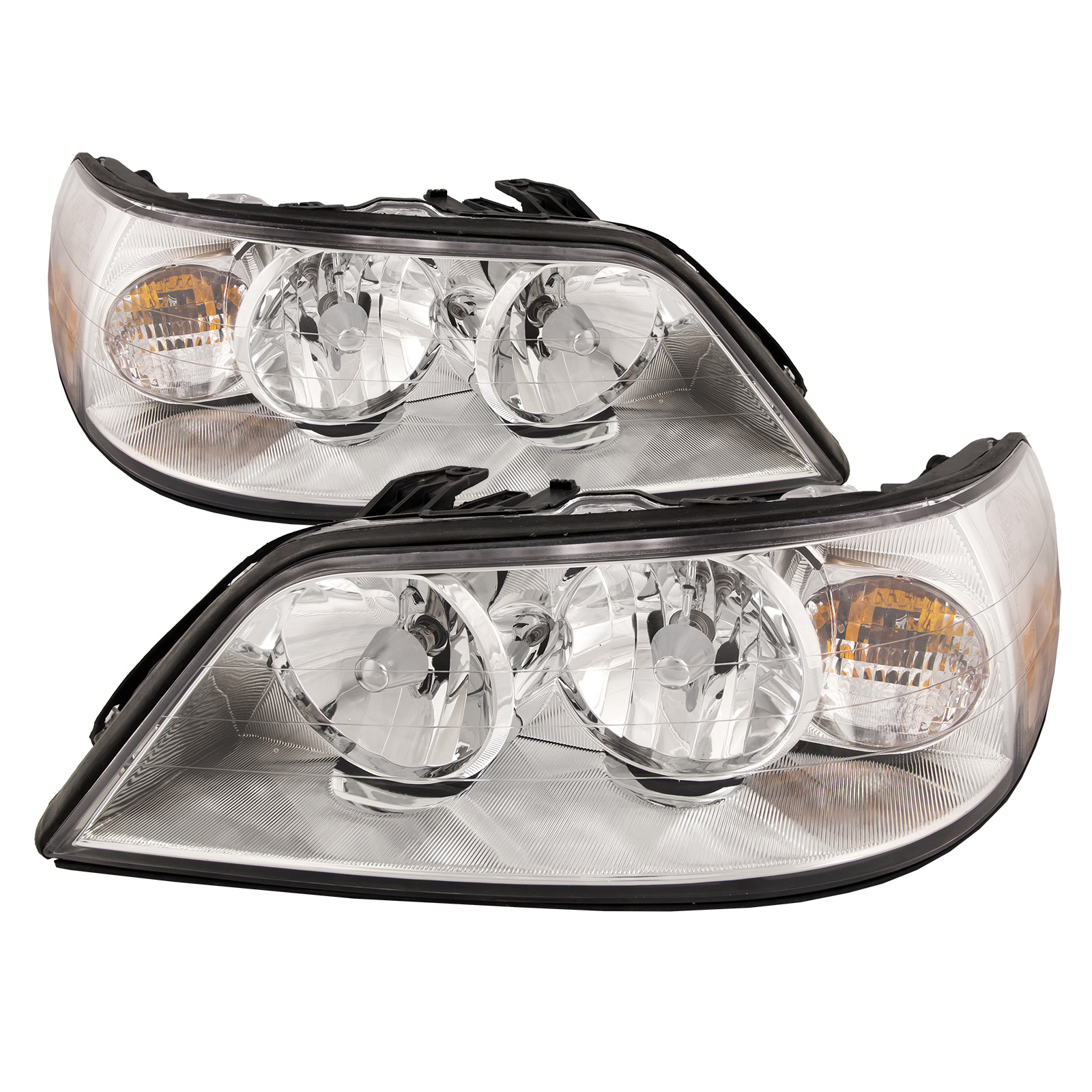 Headlight Set For 05-11 Lincoln Town Car