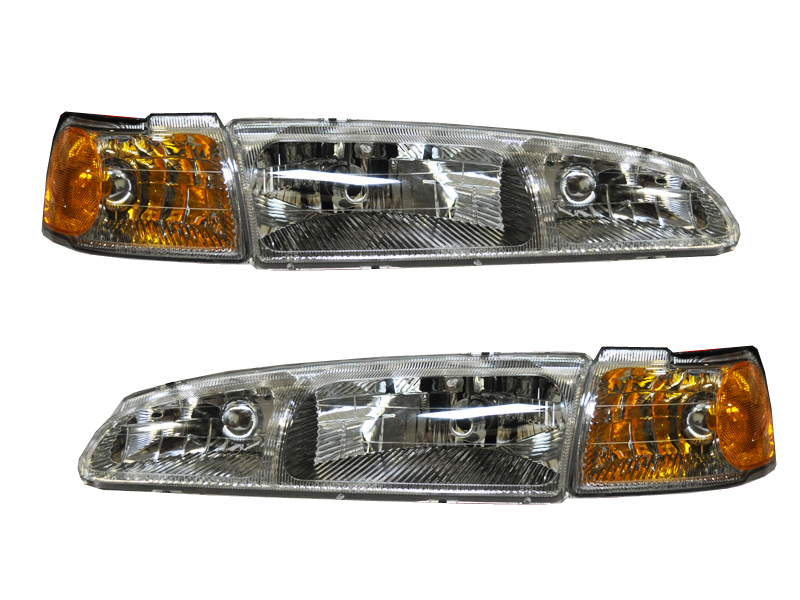Headlight Set For 96-97 Ford Thunderbird, 96-97 Mercury Cougar
