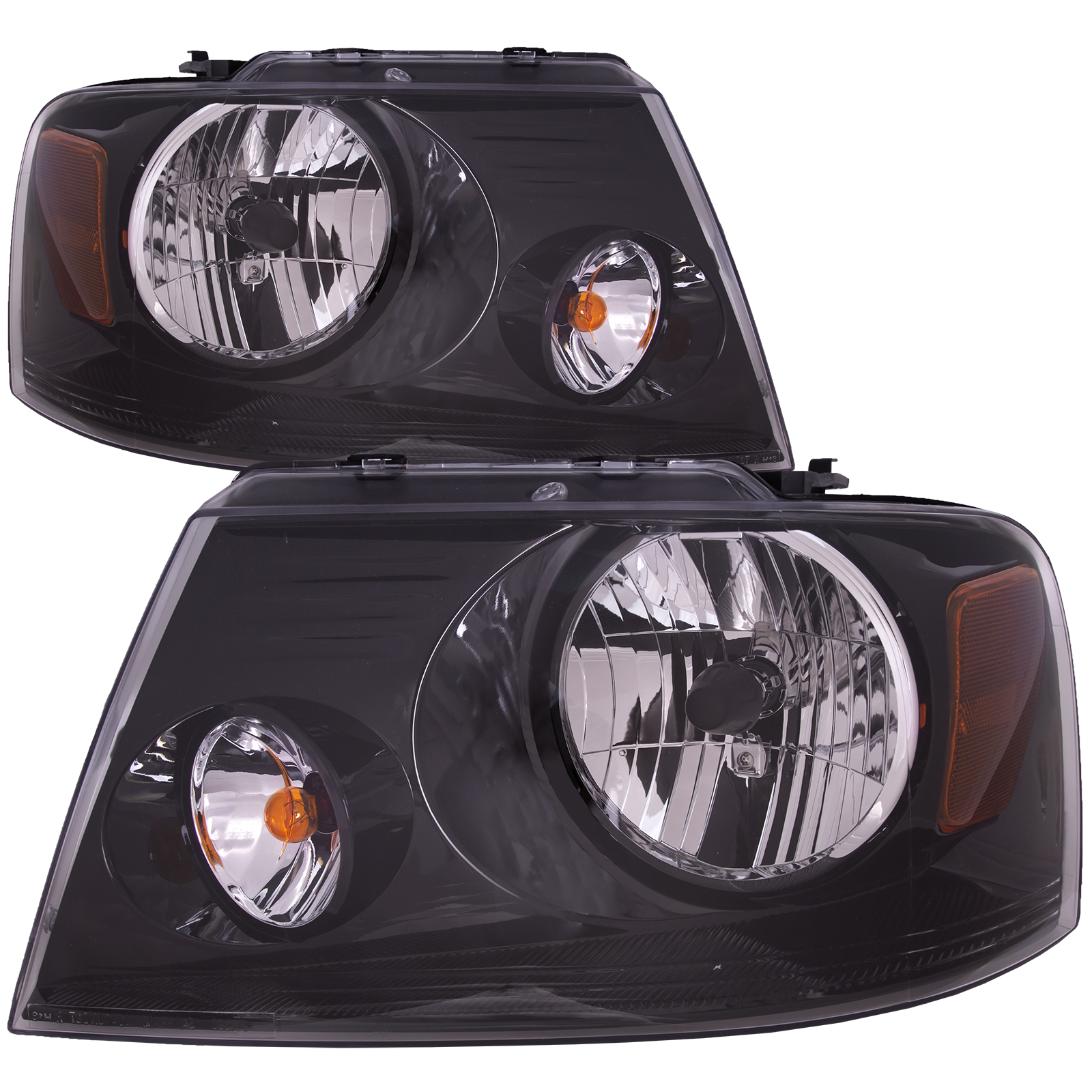 Headlight Set For 04-08 Ford F-150, 04 Ford F-150 Heritage, 04-08 Ford F-250 Super Duty