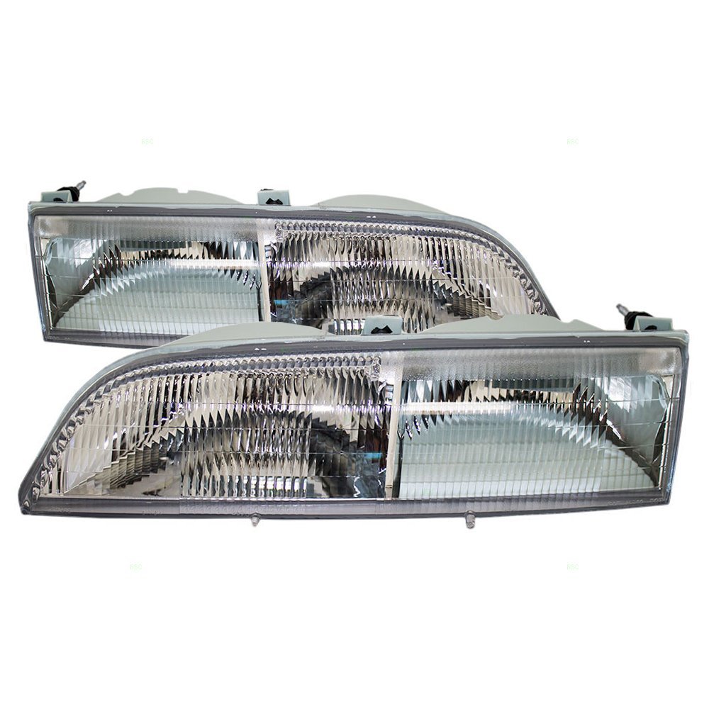 Headlight Set For 89-93 Ford Thunderbird