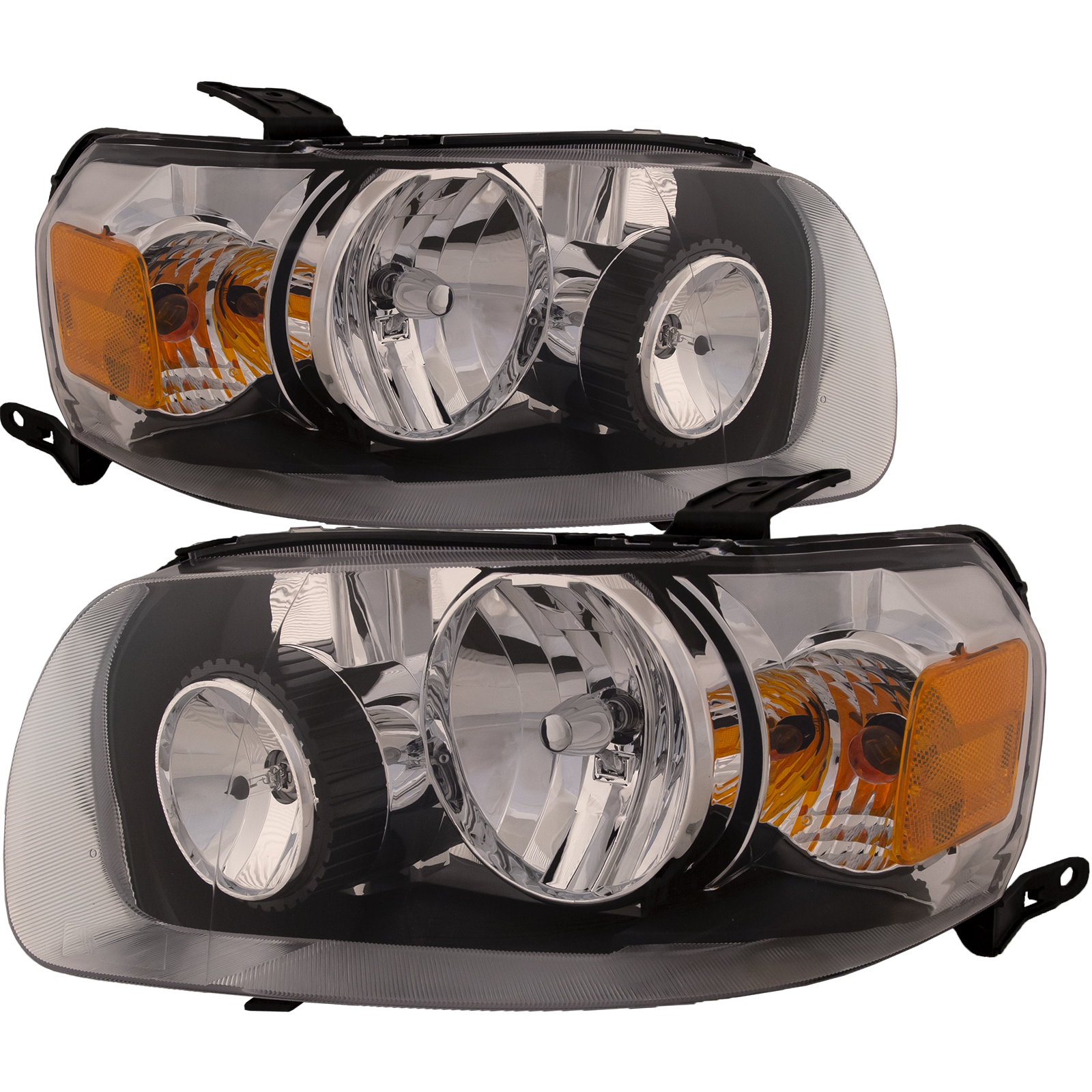 Headlight Set For 05-07 Ford Escape