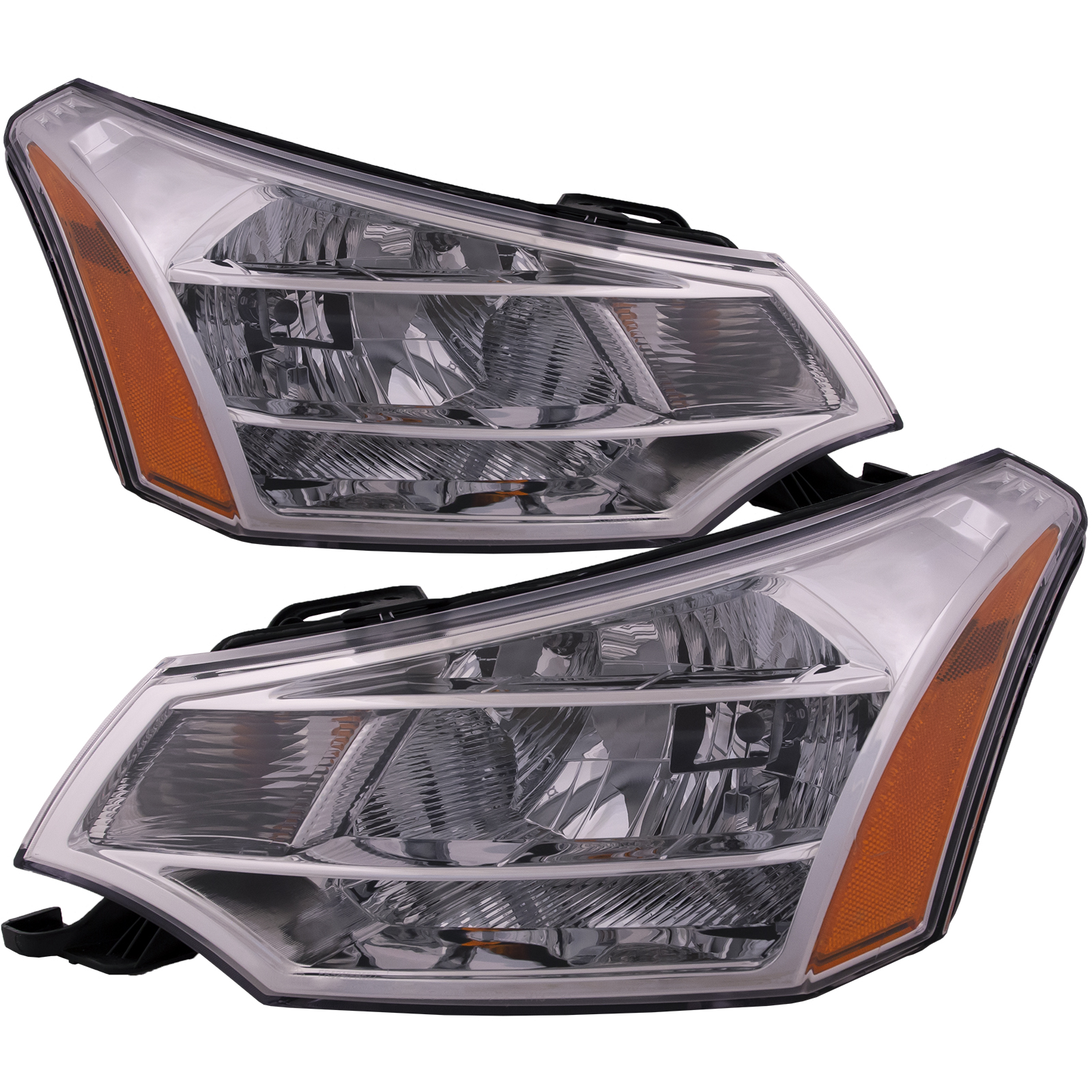 Headlight Set For 08-11 Ford Focus