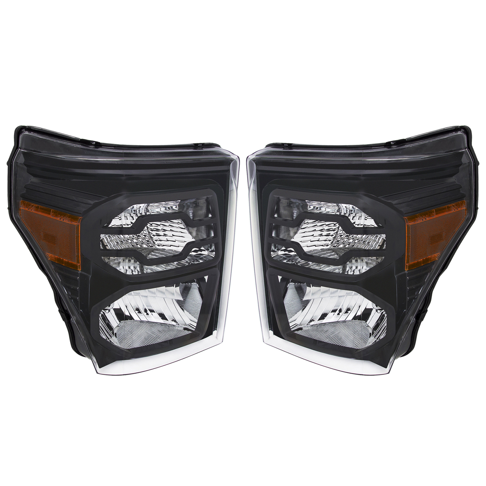 Headlight Set For 11-16 Ford F-250 Super Duty, 11-16 Ford F-350 Super Duty