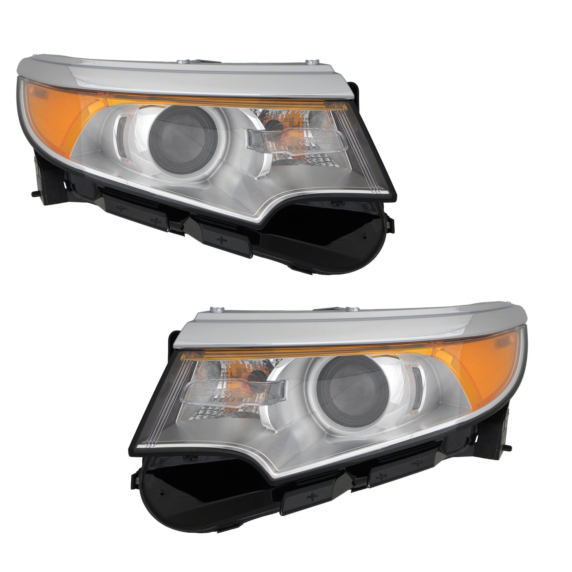 Headlight Set For 11-14 Ford Edge