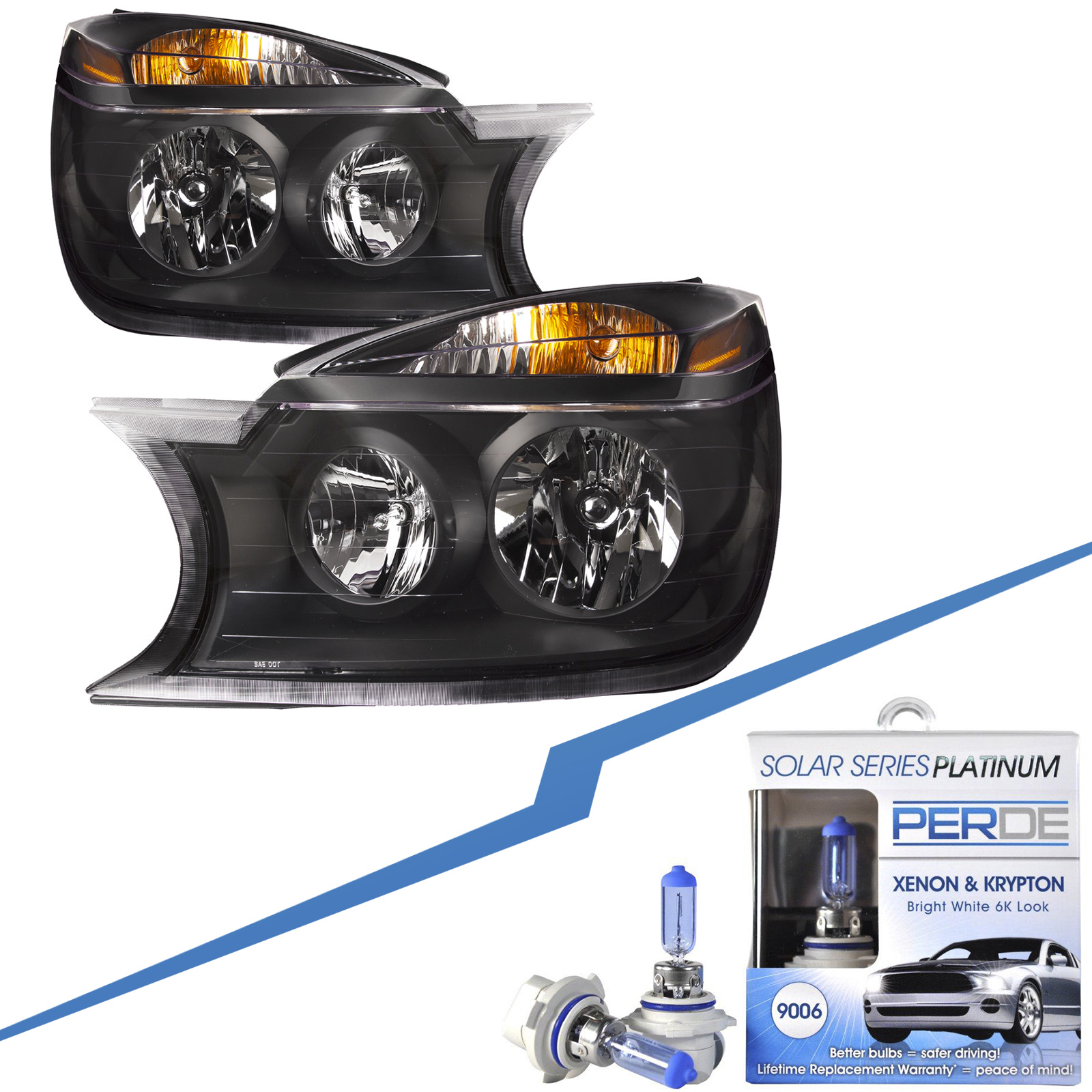 Headlight Set For 04-05 Buick Rendezvous