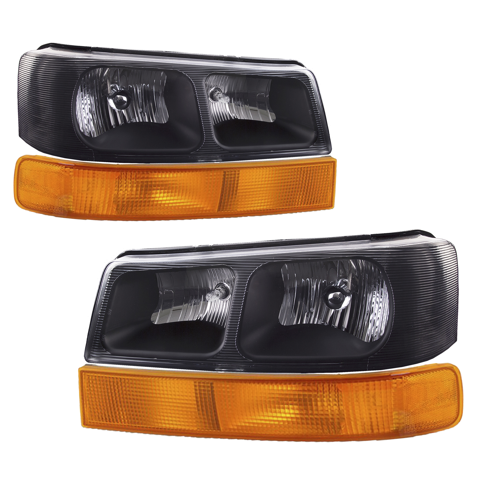 Headlight Set For 03-23 GMC Savana 3500