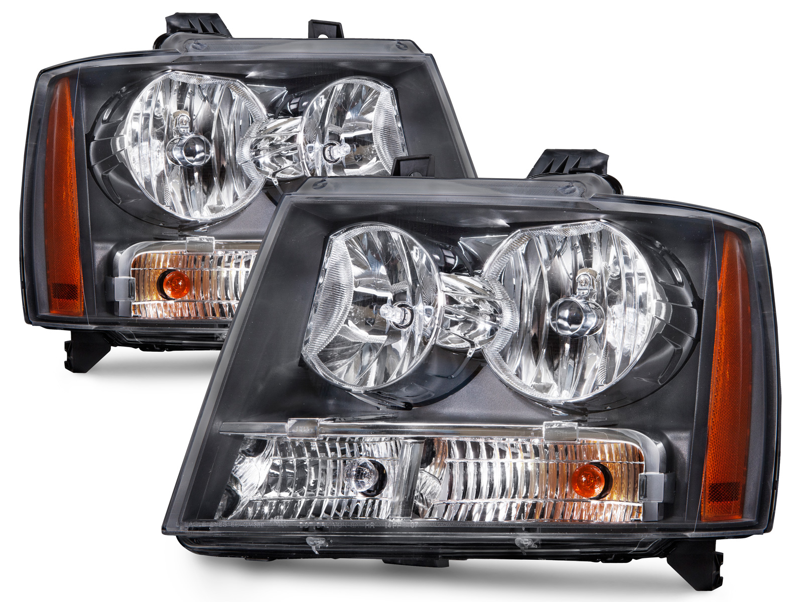 Headlight Set For 07-13 Chevrolet Avalanche, 07-14 Chevrolet Suburban 1500, 07-13 Chevrolet Suburban 2500, 07-14 Chevrolet Tahoe