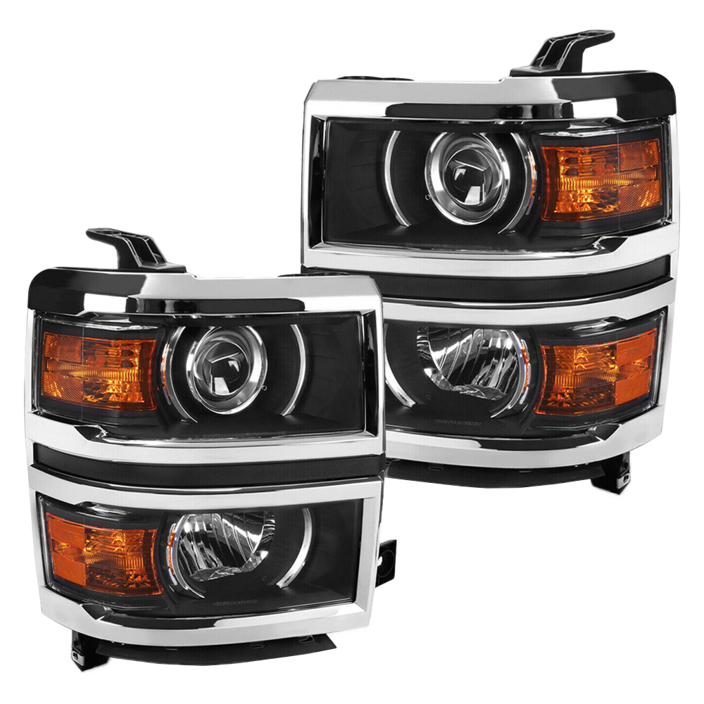 Headlight Set For 14-15 Chevrolet Silverado 1500
