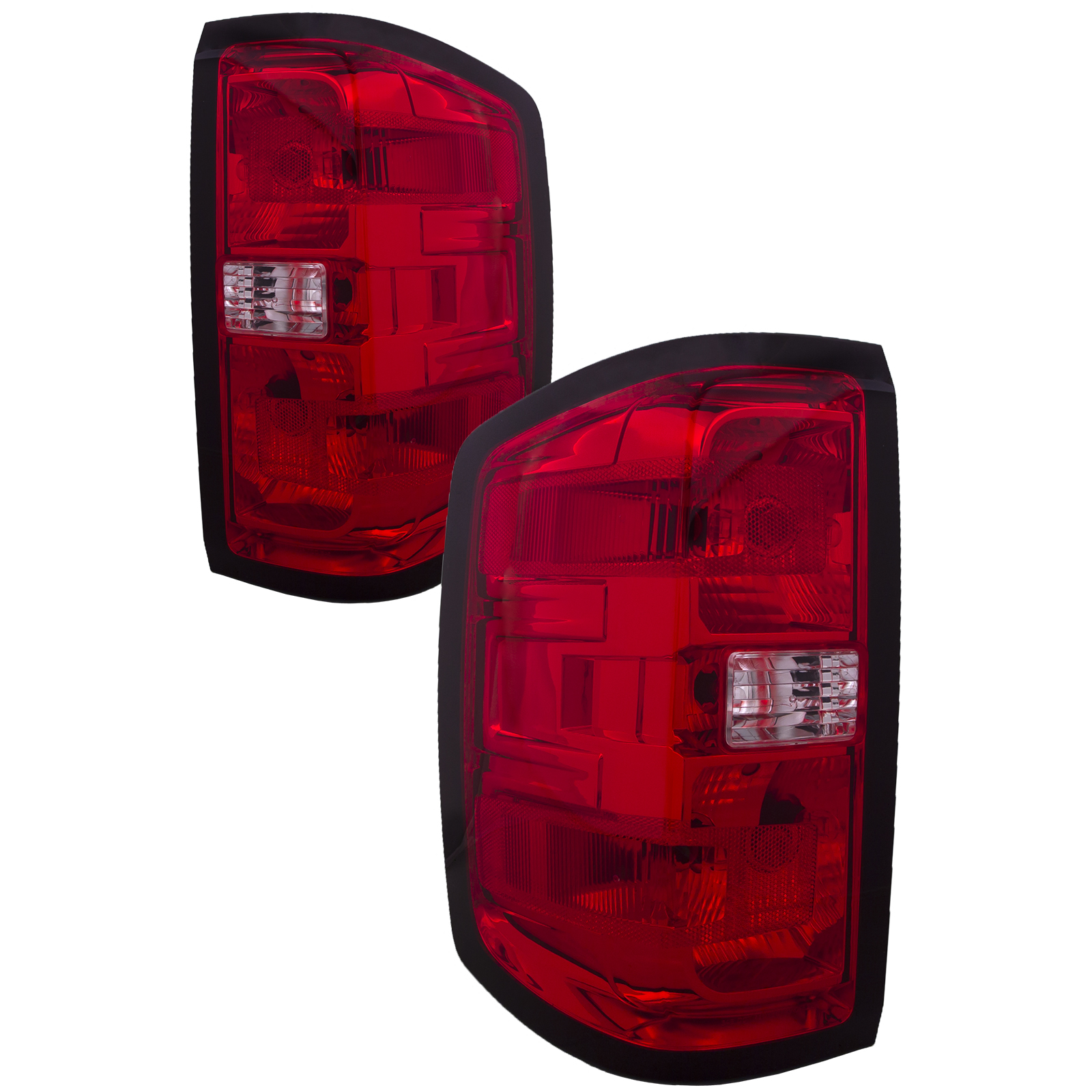 Tail Light Set For 14-18 Chevrolet Silverado 1500, 15-18 Chevrolet Silverado 2500 HD, 15-18 Chevrolet Silverado 3500 HD, 15-18 GMC Sierra 3500 HD