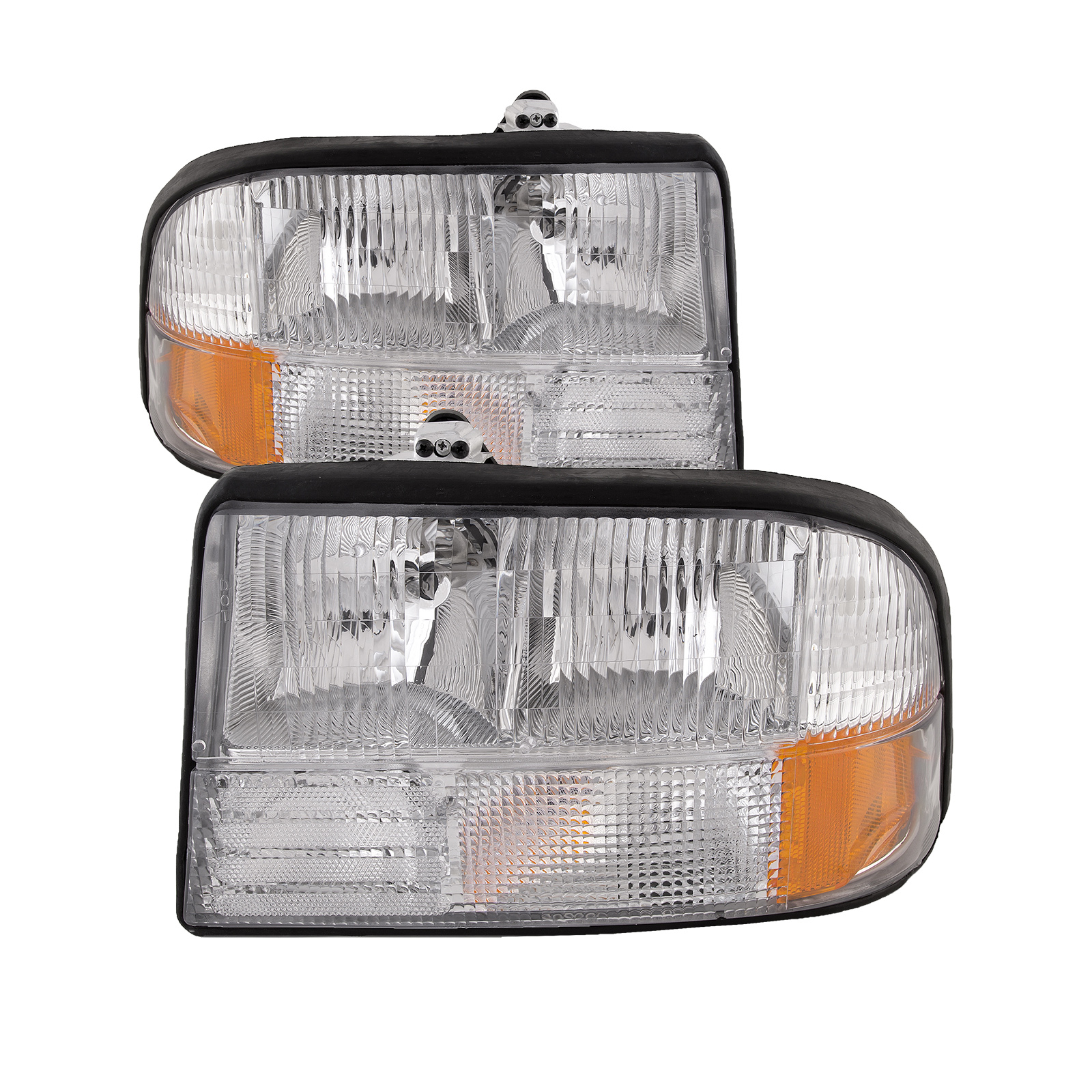 Headlight Set For 98-04 GMC Sonoma, 98-01 Oldsmobile Bravada