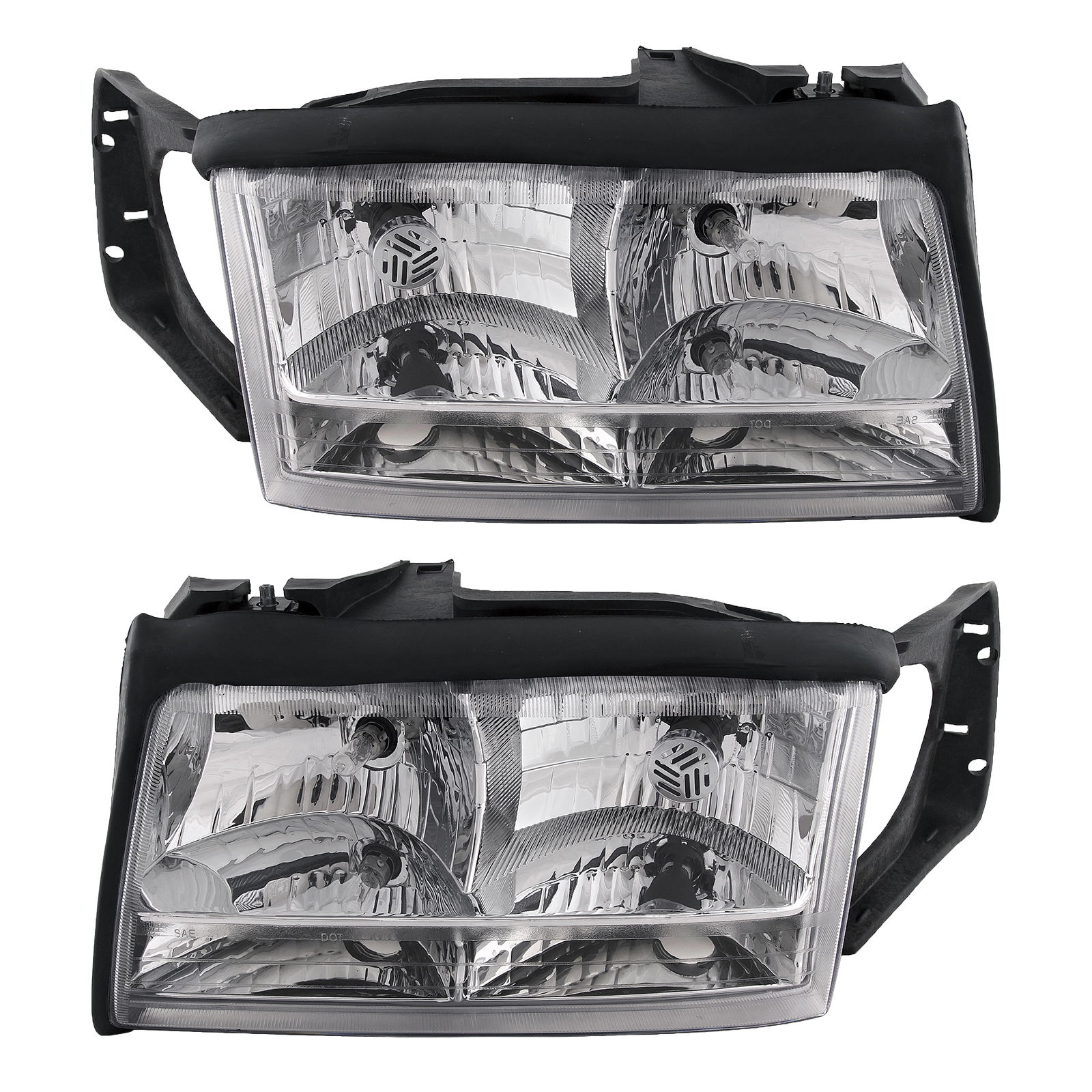 Headlight Set For 97-99 Cadillac DeVille