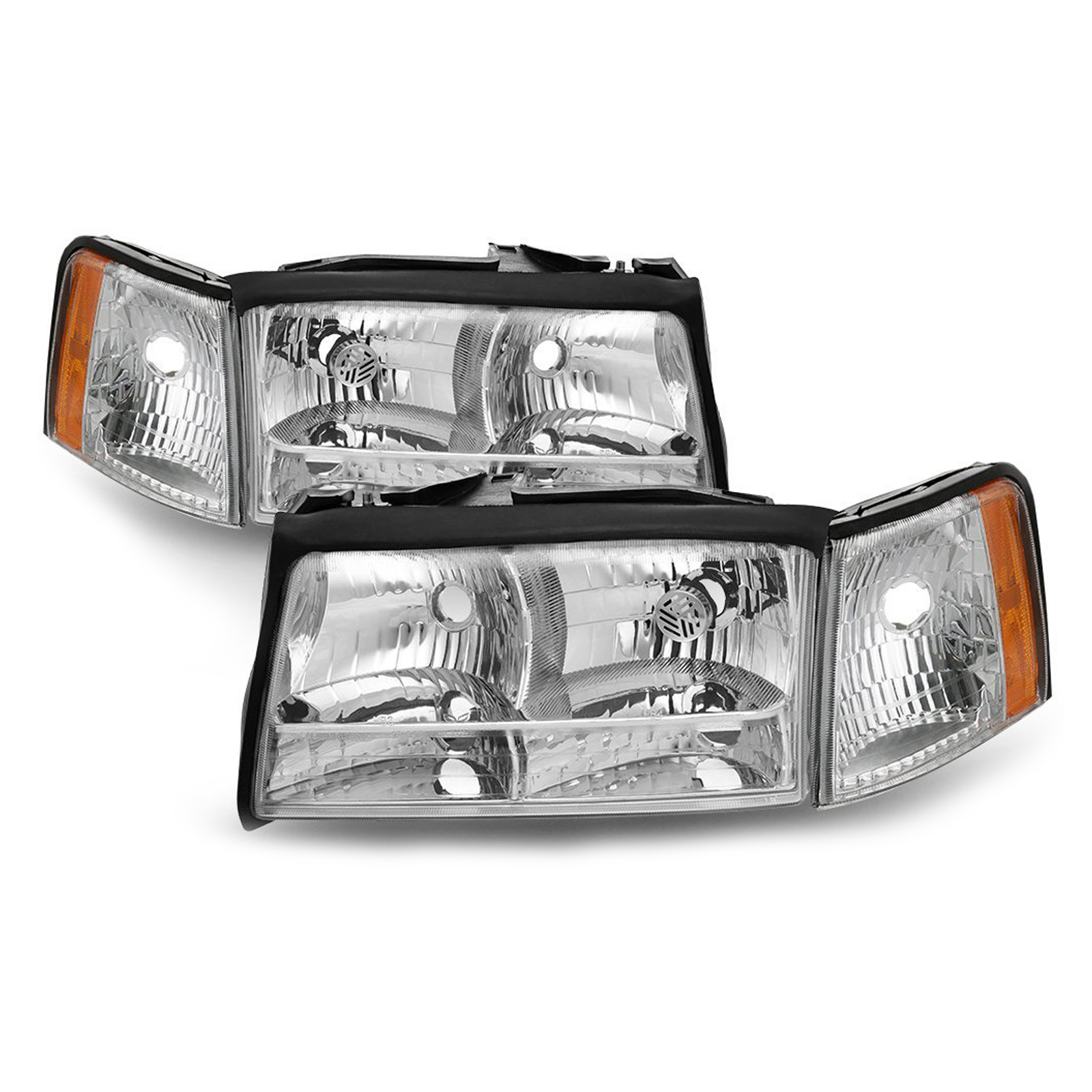 Headlight Set For 97-99 Cadillac DeVille