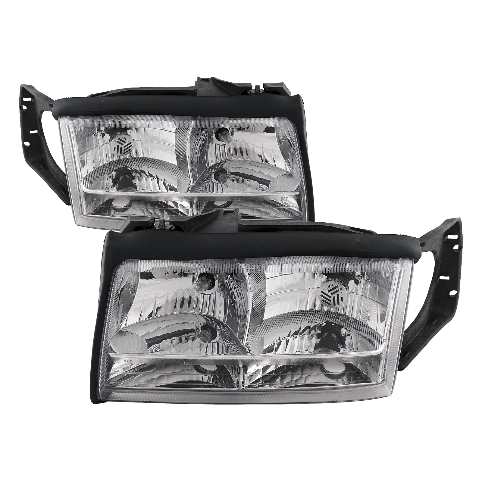 Headlight Set For 97-99 Cadillac DeVille