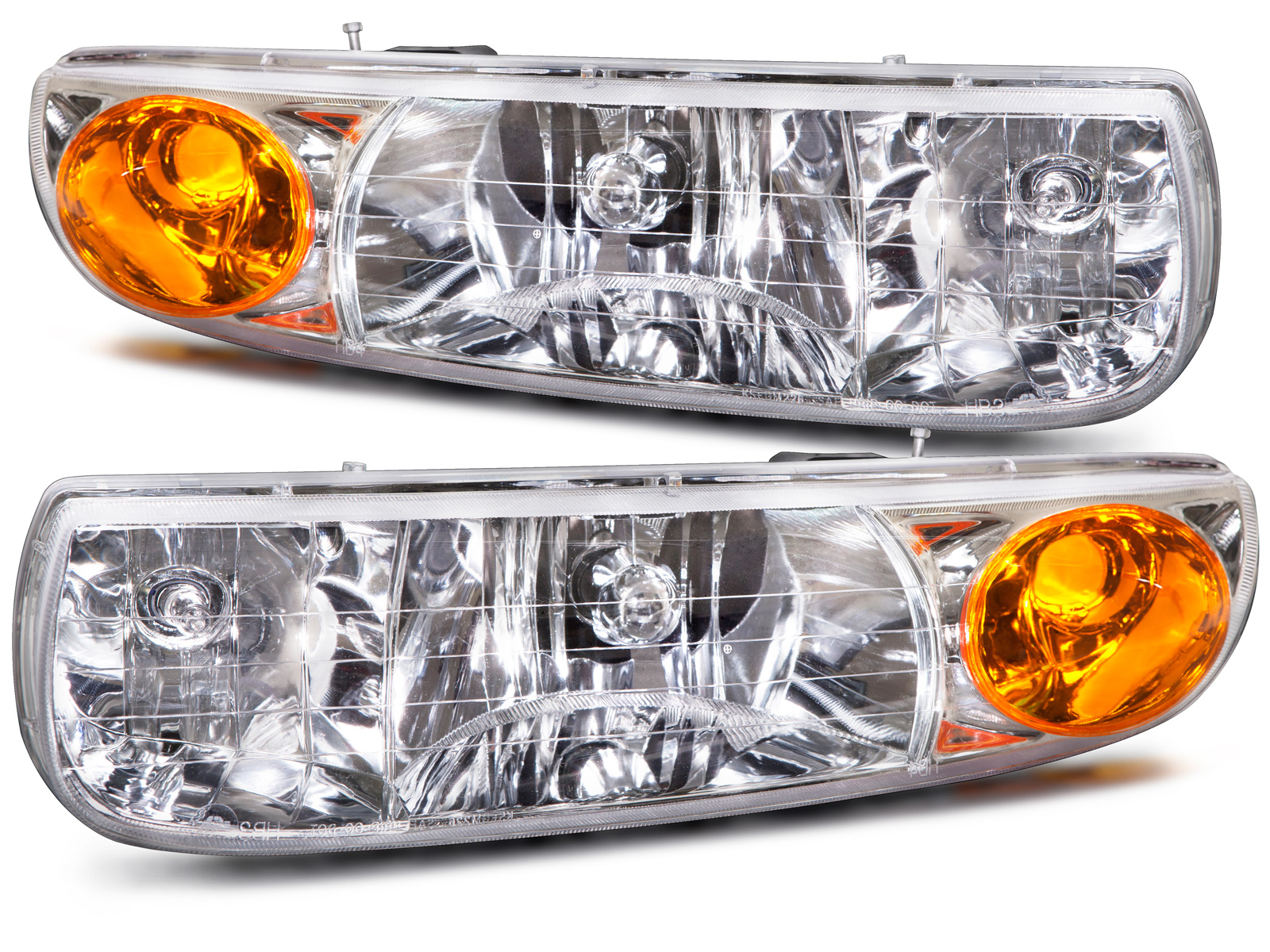 Headlight Set For 00-02 Saturn SL, 00-02 Saturn SL1, 00-02 Saturn SL2, 00-01 Saturn SW2