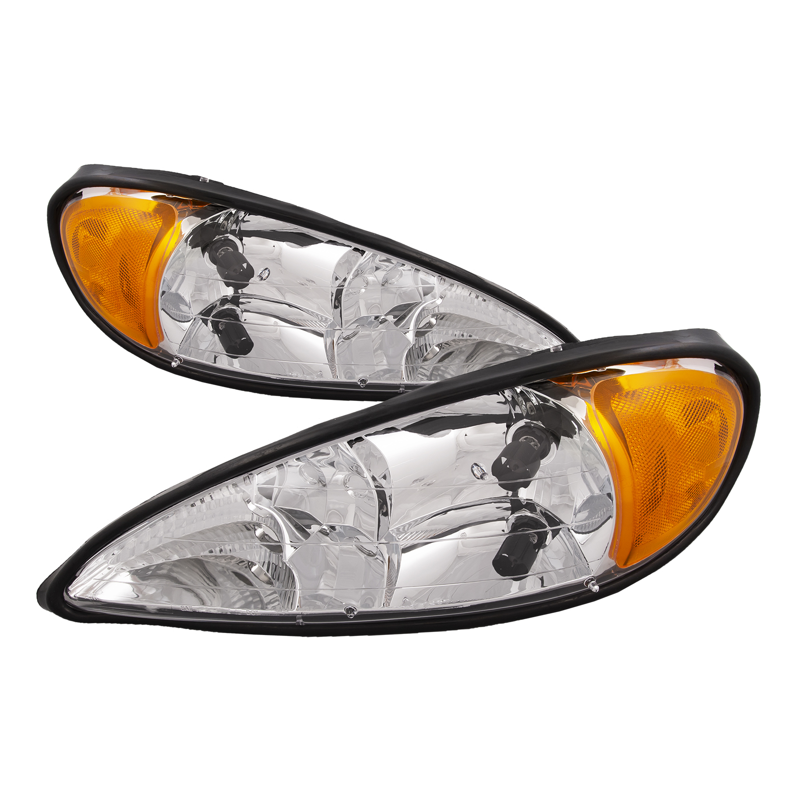 Headlight Set For 99-05 Pontiac Grand Am