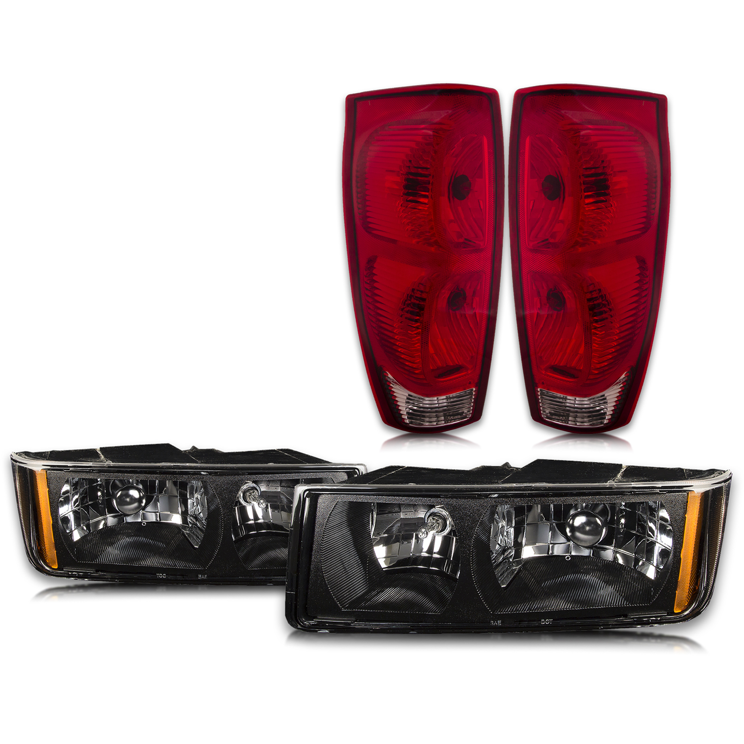 Headlight Set For 02-06 Chevrolet Avalanche 1500, 02-06 Chevrolet Avalanche 2500