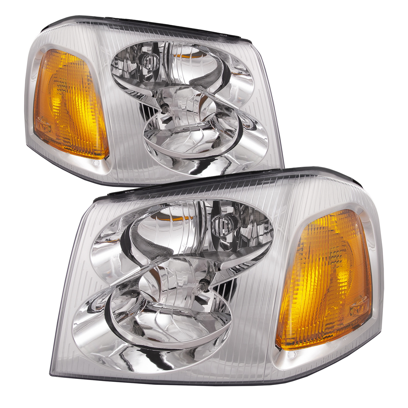 Headlight Set For 02-09 GMC Envoy