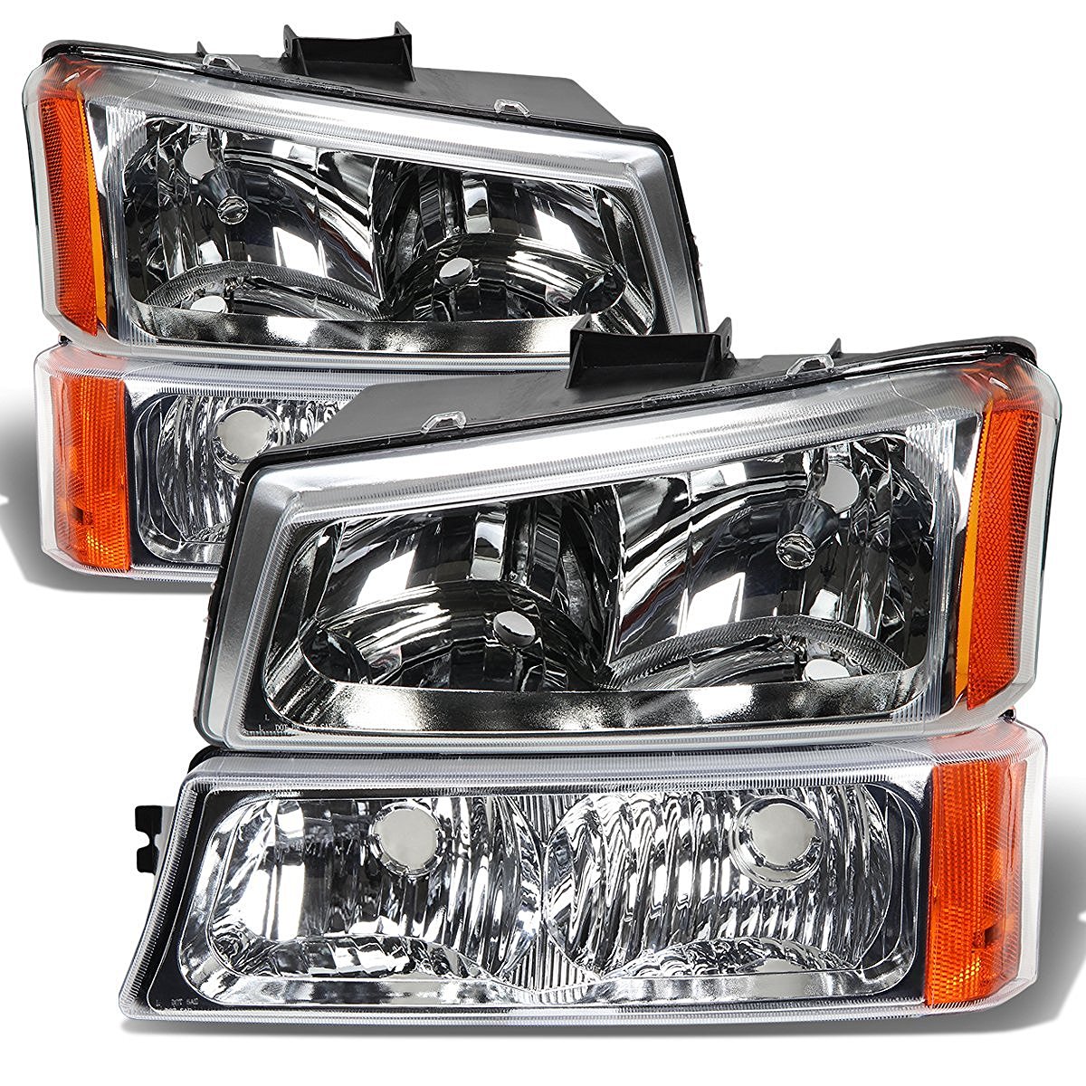 Headlight Set For 2003-2007 Chevrolet GMC
