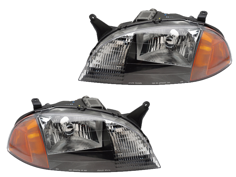 Headlight Set For 98-01 Chevrolet Metro