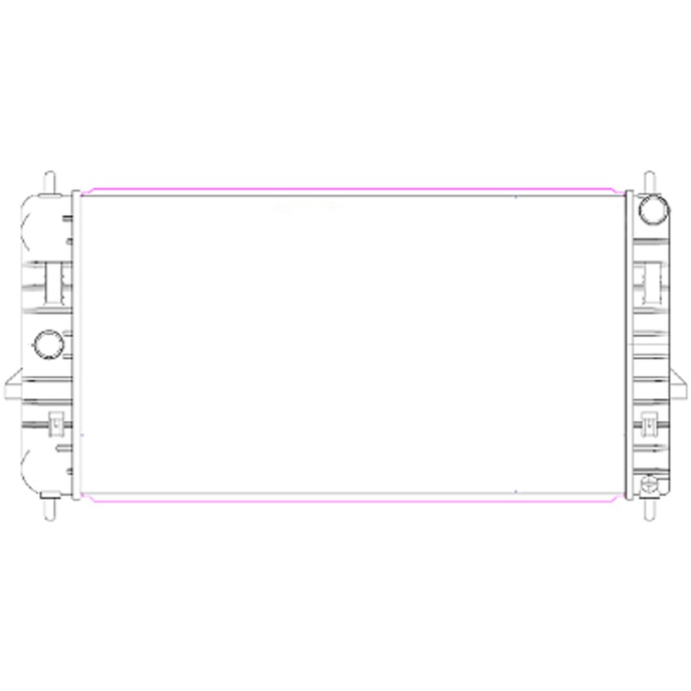Radiator For 05-10 Chevrolet Cobalt, 04-07 Saturn Ion