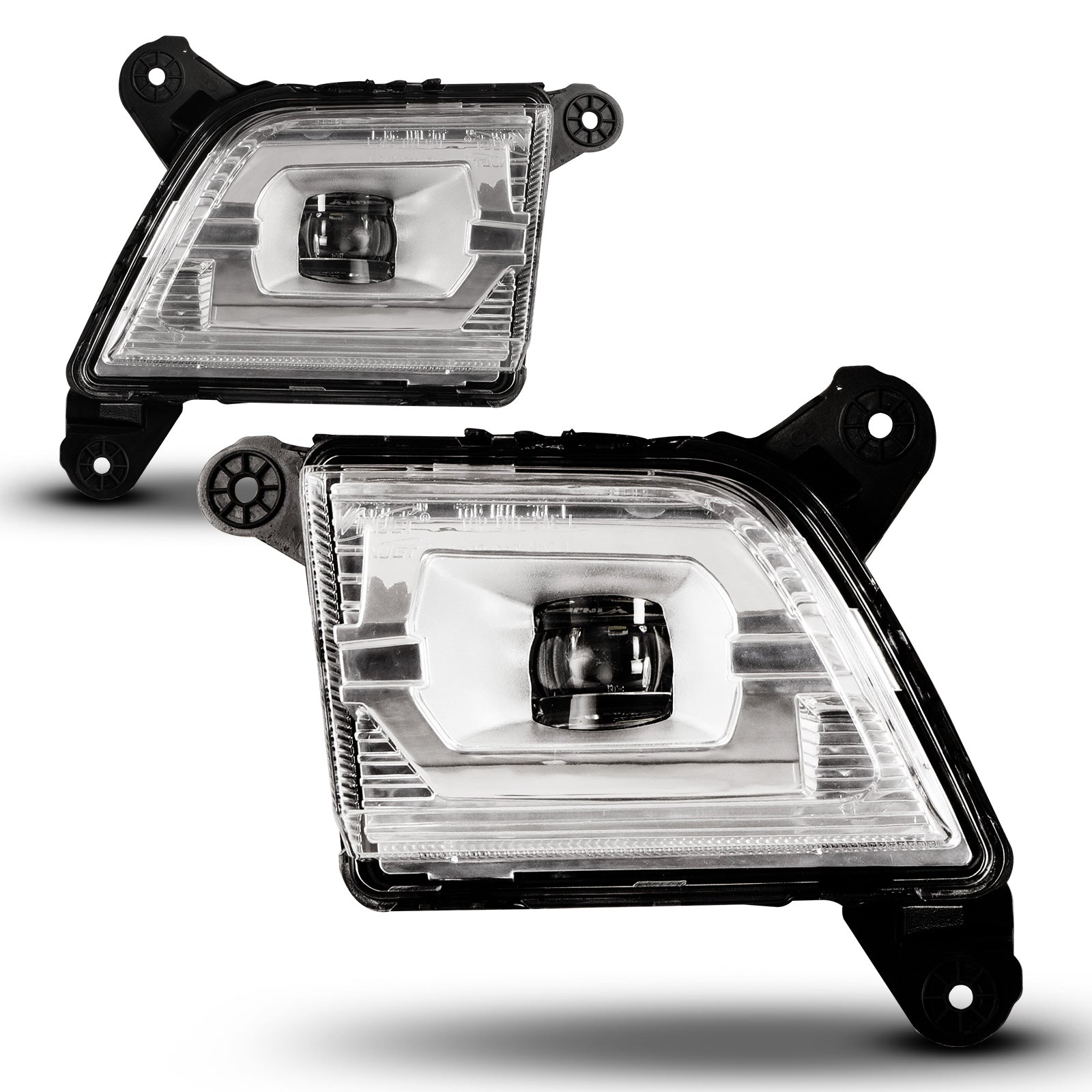 Fog Light Set For 19-22 Chevrolet Silverado 1500, 20-23 Chevrolet Silverado 2500 HD, 20-23 Chevrolet Silverado 3500 HD