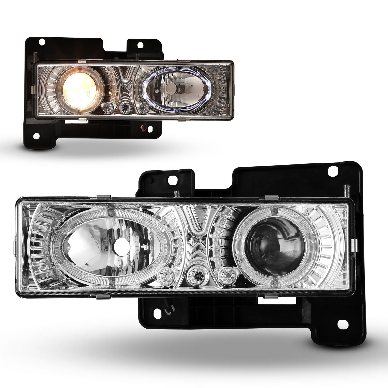 Headlight Set For 1988-2000 Chevrolet GMC