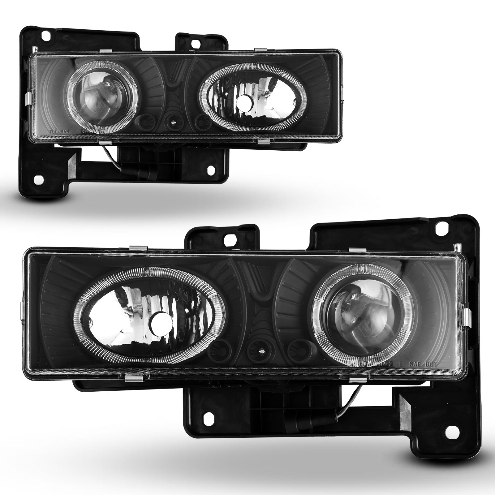 Headlight Set For 1988-2000 Chevrolet GMC